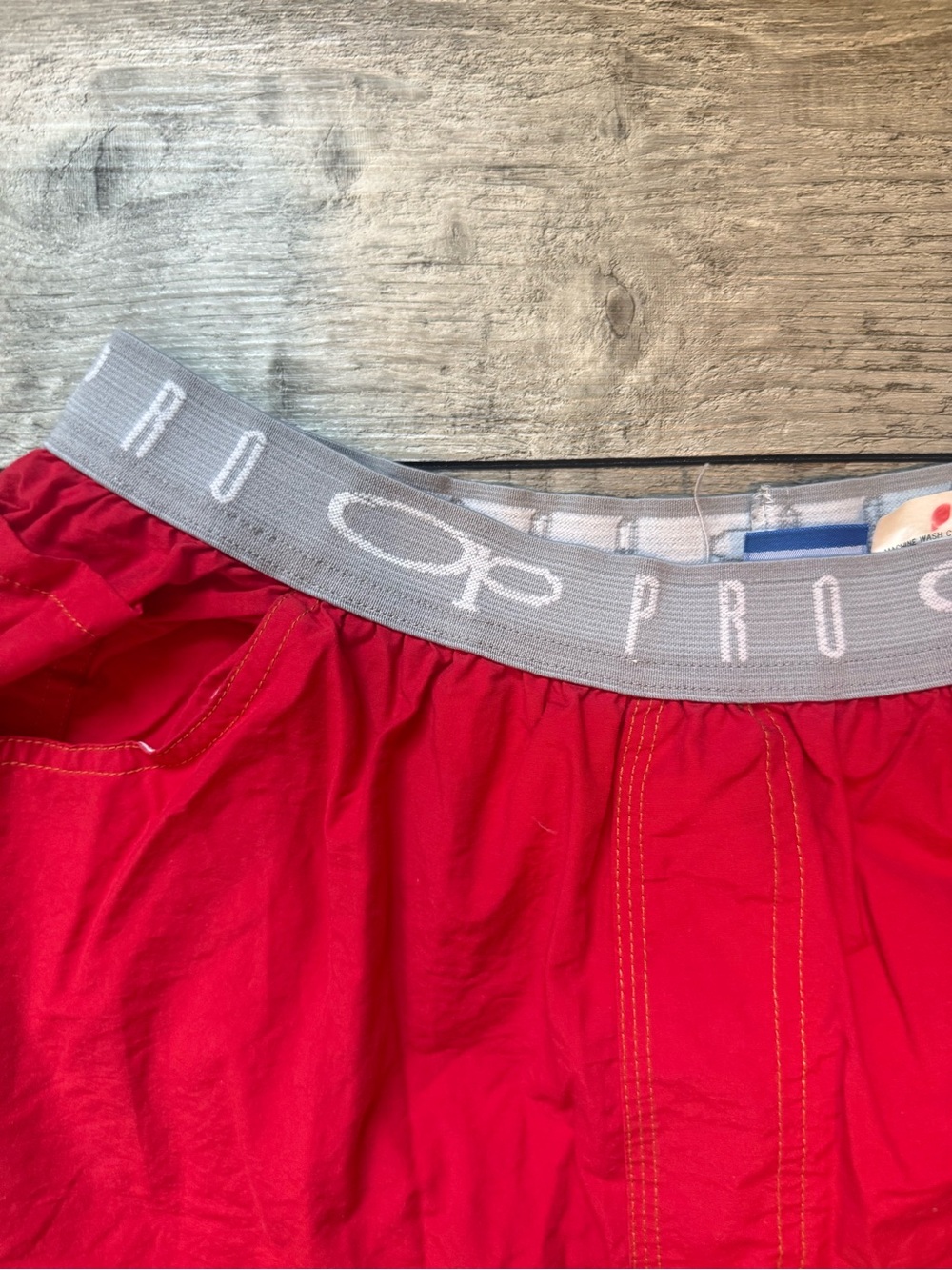 Ocean Pacific Vintage Red Men’s Swim Shorts - Picture 2 of 5